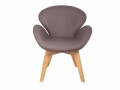 Кресло Swan Wood legs (Arne Jacobsen) A062 кашемир