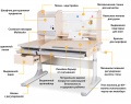 Детский стол Mealux Toronto BD-650