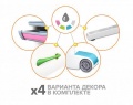 Детский стол Sherwood XL Max Multicolor BD-860 Energy с полкой и двумя ящиками